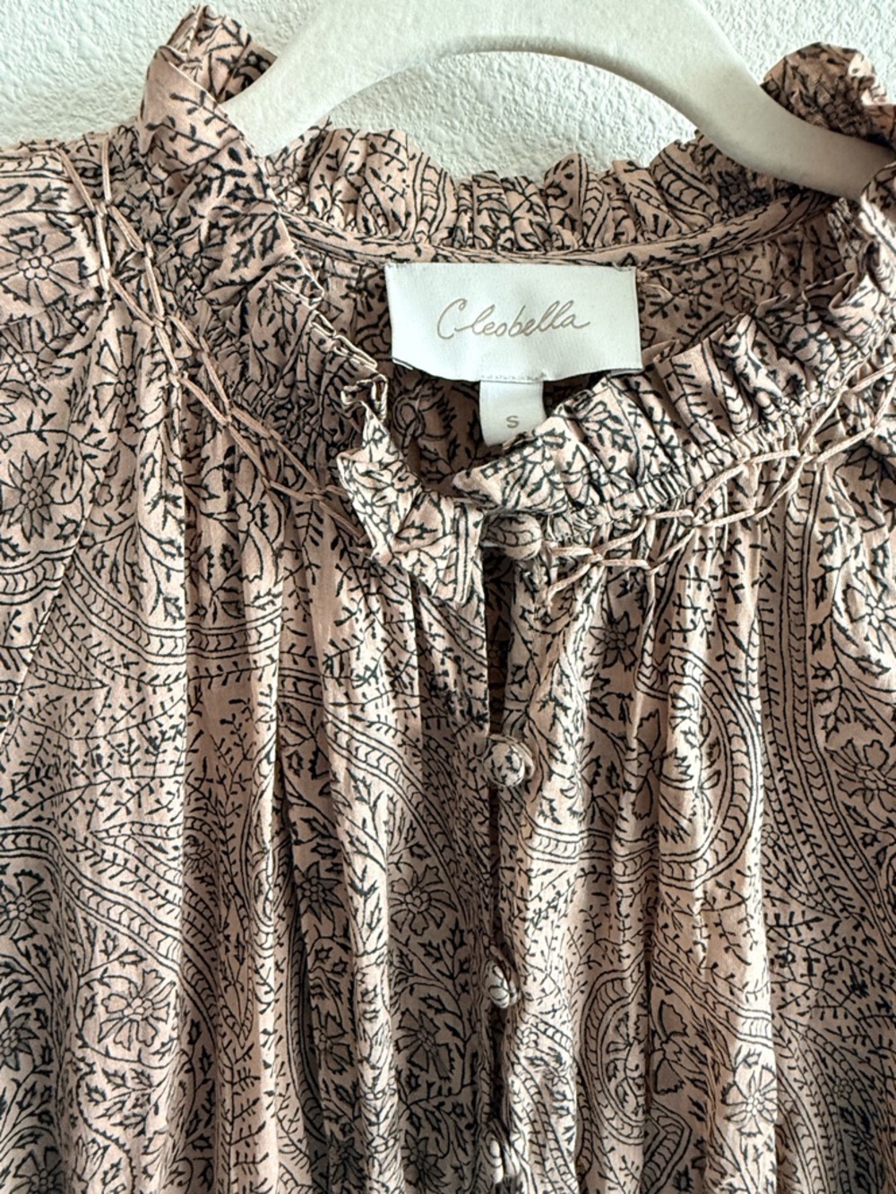 Cleobella Fern Midi Dress in Tonal Paisley Print - Small - Picture 3 of 6